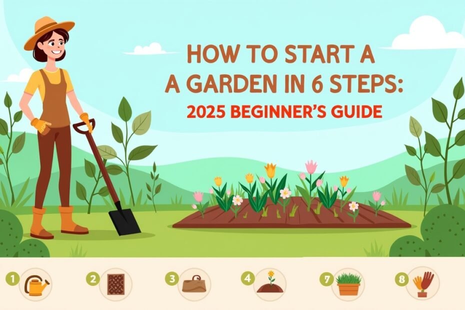 How to Start a Garden in 6 Steps: 2025 Beginner’s Guide