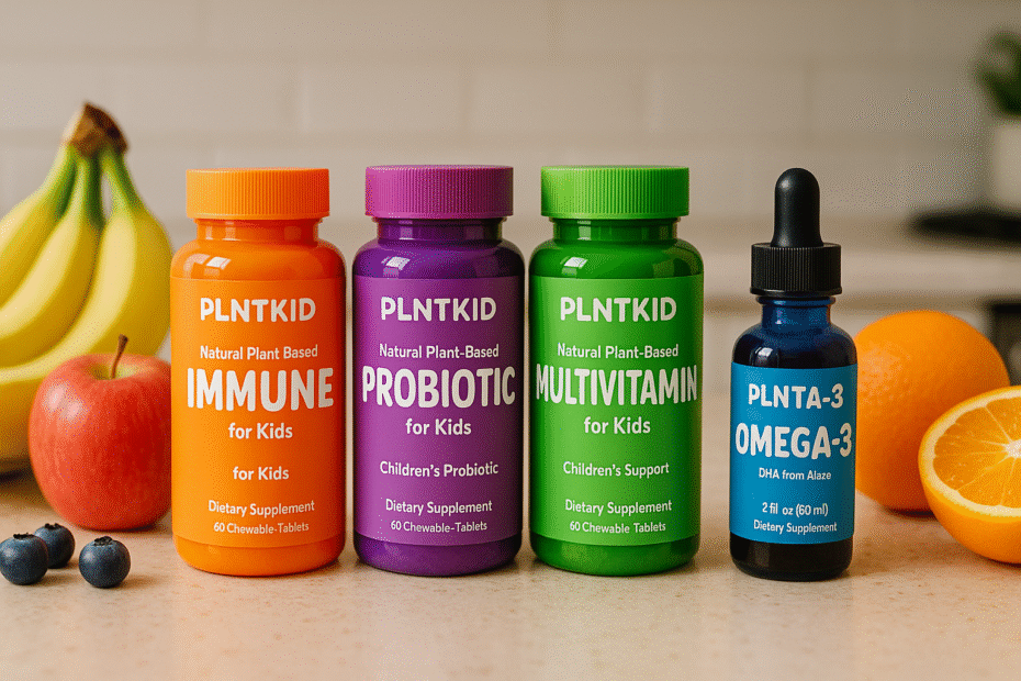 Natural plant-based supplements for children’s health