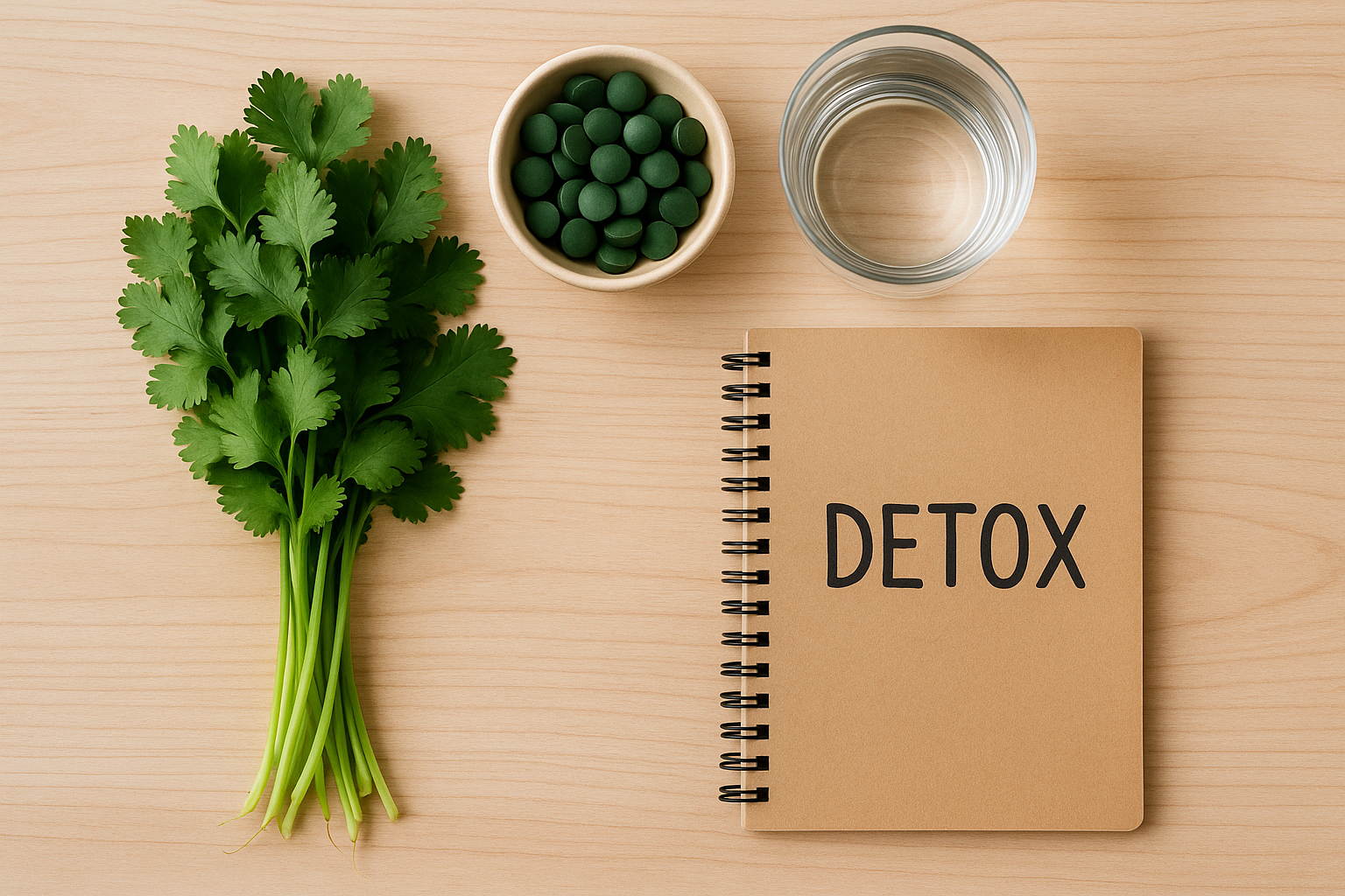 Daily Detox with Cilantro and Chlorella