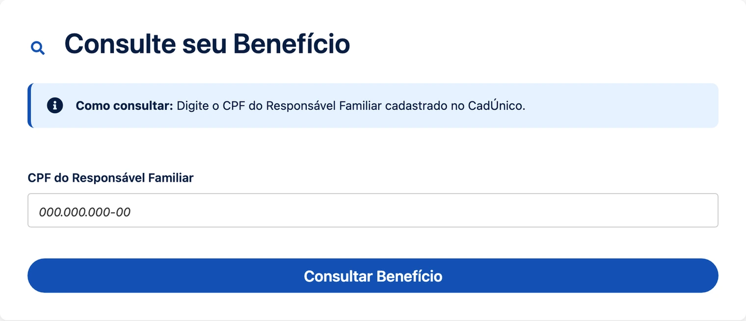 Consulta do Gás do Povo pelo CPF no site oficial